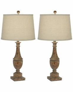 Pacific Coast Collier Set Of 2 Table Lamp Home Table & Desk Lamps