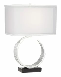 Pacific Coast Riley-Silver Leaf Table Lamp Home Table & Desk Lamps