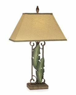 Pacific Coast Banana Leaves Table Lamp Home Table & Desk Lamps