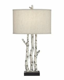 Pacific Coast White Forest Table Lamp Home Table & Desk Lamps