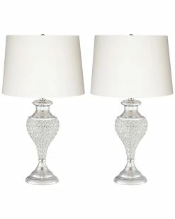 Pacific Coast Glitz And Glam Set Of 2 Table Lamp Home Table & Desk Lamps