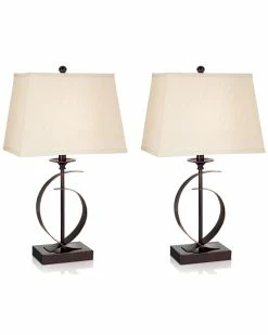 Pacific Coast Novo Set Of 2 Table Lamp Home Table & Desk Lamps